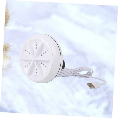 Vista 4 de LIFKOME Mini lavadora portátil limpiador para viaje máquina de sonido para adultos Lavadora portátil Mini lavadora secadora Cable USB