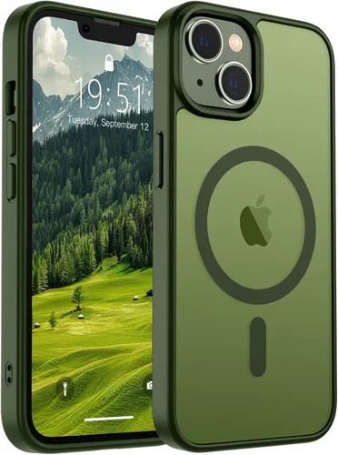 Vista 47 de SUPFINE Funda magnética para iPhone SE 2022 (3ª)/2020 (2ª), iPhone 8 (compatible con MagSafe) (protección contra caídas de grado militar), funda