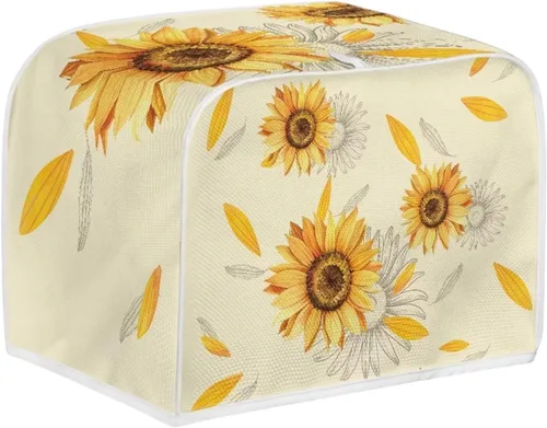 Vista 15 de Cubierta de tostadora con estampado de pollo, cubierta de tostadora de 2 rebanadas de cocina elegante para electrodomésticos, tostadora, microondas