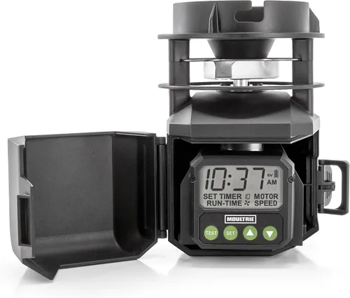 Vista 4 de Moultrie Pro Hunter III Feeder Kit - Bluetooth App Control Control de aplicación Bluetooth, se combina con Edge 3, 10 tiempos de alimentación