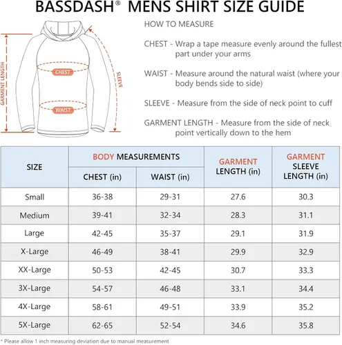 Vista 3 de BASSDASH Sudadera con capucha para hombre, con protección UPF 50+, ligera, de camuflaje, de secado rápido, manga larga, con capucha, FS30M