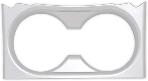 Vista 3 de Cubierta de marco para portavasos de bebida de agua interior de automóvil para Mazda CX-5 CX5 2017-2021 2022 2023 mate, 1 unidad abs mate