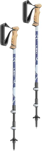 Vista 3 de LEKI Spirit Lite - Bastones de aluminio ajustables y ligeros para senderismo