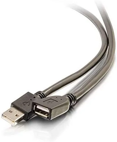 Vista 6 de C2G Cable de extensión USB largo, Cable USB, Cable USB A a A, Negro, 16 pies (4.87 metros), Cables to Go 39010