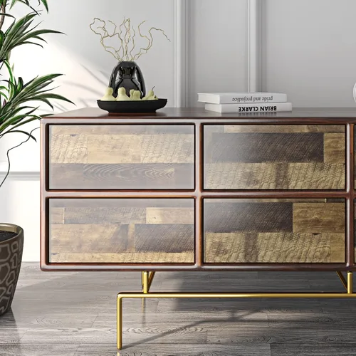 Vista 4 de Livelynine Rollo de vinilo de madera recuperada, impermeable, tablones de vinilo para despegar y pegar, tablones de madera para paredes, cocina