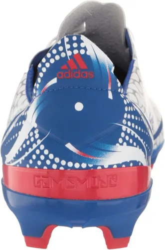 Vista 3 de adidas Tenis de fútbol de tierra firme unisex para niños, BlancoTeam Colleg RedTeam Royal Blue, 4.5 Big Kid