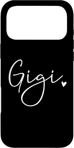 Vista 22 de Gigi Heart Graphic Grandma - Carcasa para iPhone 16