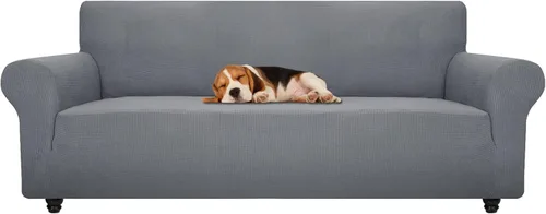 Vista 27 de ZNSAYOTX Funda súper elástica para silla (30"-47"), nuevas fundas de silla a rayas para sala de estar, aptas para perros y mascotas, protector