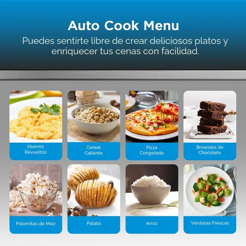 Vista 6 de Midea MMO12S3ASTZ Microondas de sobremesa, 1.2 pies cúbicos Microondas delgados con cocción por sensor, Microondas de acero inoxidable, 1000W