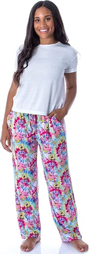 Vista 2 de Nickelodeon Womens' SpongeBob SquarePants Spiral Tie Dye Sleep Pajama Pants
