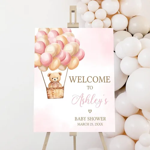 Vista 20 de Letrero de bienvenida de elefante editable para baby shower, letrero floral azul para baby shower, letrero con nombre personalizado para niño o niña