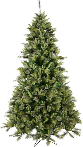 Vista 12 de Vickerman árbol de navidad artificial de pino de cachemira sin iluminación de 24 pulgadas Verde