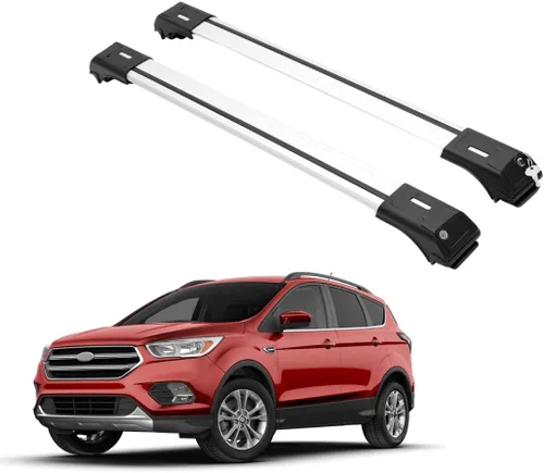 Vista 16 de ERKUL Barras Transversales de Techo para Mazda CX9 CX-9 2016-2023 Barras Transversales de Aluminio con Cierre Antirrobo para Techo Compatible