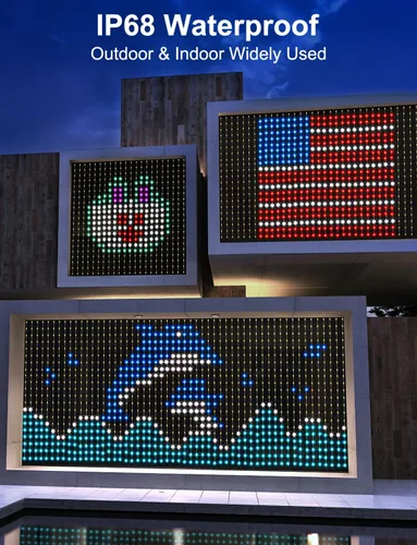 Vista 6 de Luces de cortina inteligentes LumBelle 6.6x6.6 pies, luz de cortina de 400 LED con control remoto por aplicación, sincronización con música, luces