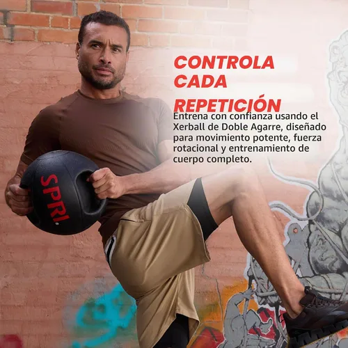 Vista 2 de SPRI Medicine Ball with Handles