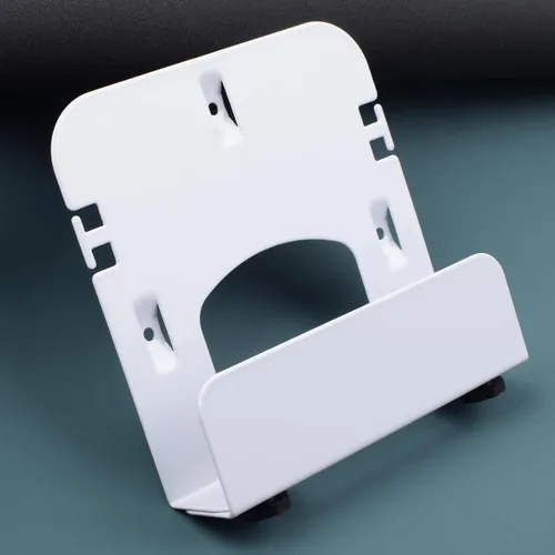 Vista 9 de Gmailmall - Soporte de pared ajustable para módem para la mayoría de reproductores multimedia estrechos, compatible con Roku, router, Fire TV, M4
