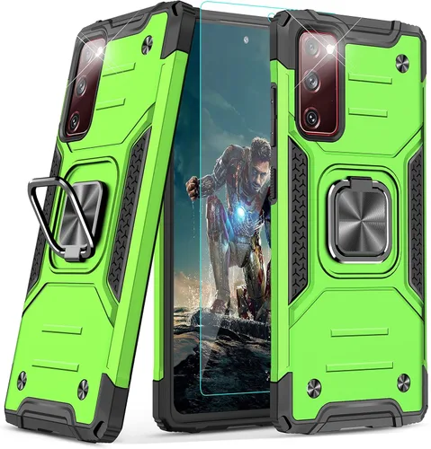 Vista 70 de YmhxcY Funda para Galaxy Note 8, funda para Galaxy Note 8 con protector de pantalla curvado 3D, fundas de grado armadura con soporte giratorio