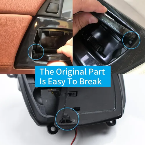 Vista 2 de Halmat - Funda de repuesto compatible con BMW F10 para interior de automóvil, para BMW Serie 5, F10, F11, F18, 520, 523, 525, 528, 530, 535, 540