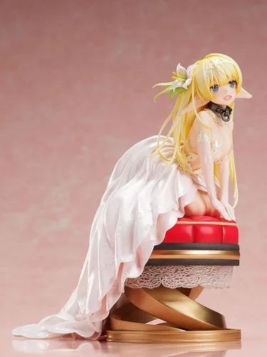 Vista 2 de FuRyu How NOT to Summon a Demon Lord: Shera (versión de boda) Figura de PVC a escala 1:7, multicolor, 8 pulgadas