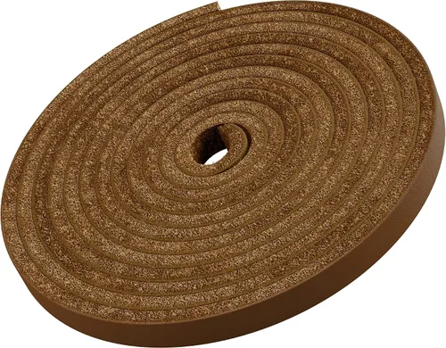 Vista 17 de TOFL Correas de cuero para manualidades y cordones de béisbol 2 piezas de 72 pulgadas de largo x 1/4 pulgadas de ancho x 1/8 pulgadas de grosor