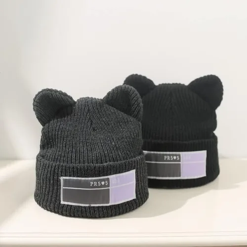 Vista 4 de RICHTRUE Bonitos gorros para mujer, gorros para mujer, accesorios Y2K, gorros Kawaii y sombreros de ganchillo para mujer