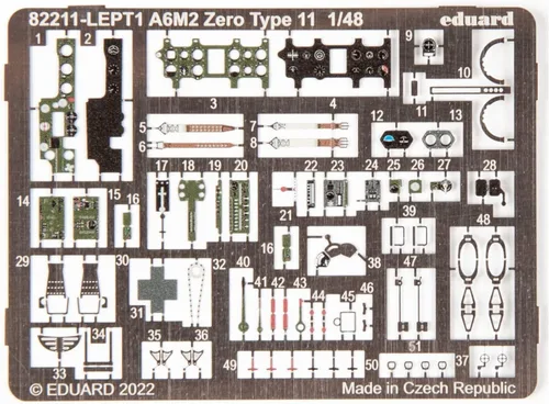 Vista 3 de Eduard Kit 1:48 Profipack - A6M2 Zero Tipo 11