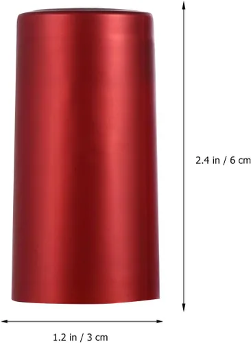 Vista 2 de NUOBESTY Cápsulas para botellas de vino, paquete de 100 cápsulas termorretráctiles con pestaña de desgarre, película de sellado de botellas de vino