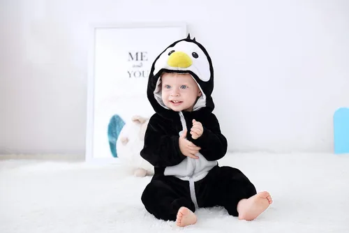 Vista 5 de Disfraz unisex para niños disfraz de Halloween traje de animal con capucha