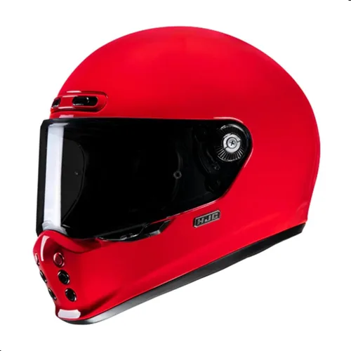 Vista 6 de Casco integral de motocicleta HJC V10 con visera Pinlock HJ-41, aprobado por DOT (negro, M)
