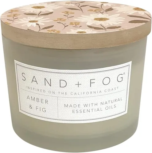 Vista 70 de Sand + Fog Vela perfumada - Chai – Aromas adicionales y tamaños – Mecha 100% de algodón sin plomo - Velas de lujo en frasco para refrescar el aire