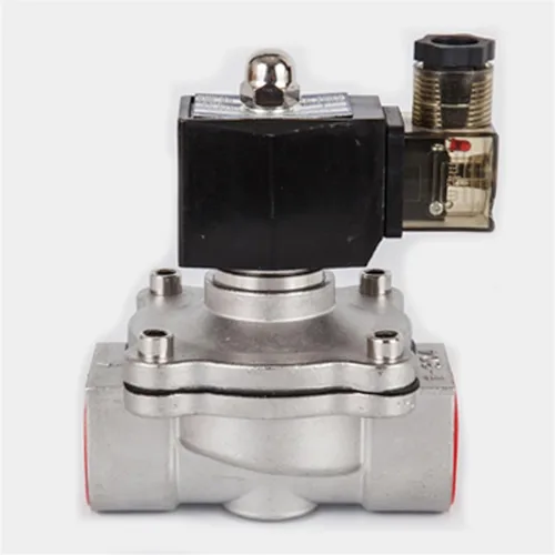 Vista 2 de DN15 To 50,Normally Closed Solenoid Valve AC 110V 220V 380V 24V,DC 12V 24V 1Pcs(1-1/2inch,DC 24V_80 CELSIUS)