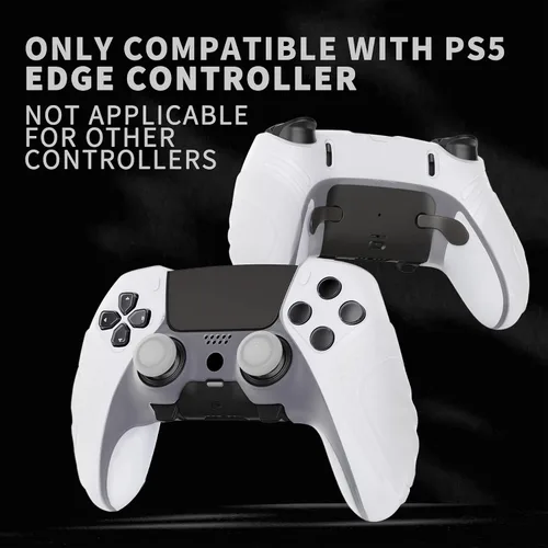 Vista 91 de PlayVital Guardian Edition Anti-Slip Ergonomic Silicone Cover Case for ps5 Edge Controller, Soft Rubber Protector Skin for ps5 Edge Wireless