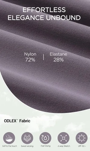 Vista 6 de ODODOS - Leggings tipo capri de mujer, no se traslucen y modelan el abdomen, con cintura alta y bolsillos para hacer yoga, atletismo, ejercicio