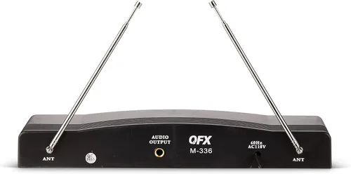 Vista 6 de QFX M-336 Micrófono profesional dinámico inalámbrico - Paquete doble