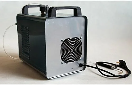 Vista 2 de US STOCK 300 W 95L Oxígeno Hidrógeno HHO Gas Flame Generador Soldador Agua Máquina Pulidora Acrílico Pulidor de Llama 110V + 2 Antorchas de Gas