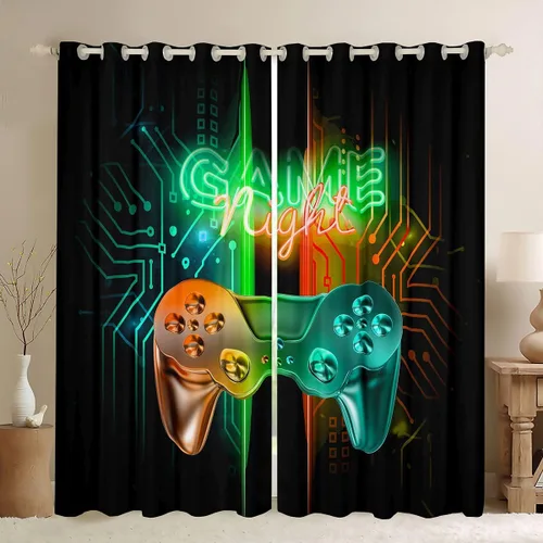 Vista 39 de Cortinas Opacas con Estampado de Piel de Vaca 30%-50% Cortinas Oscurecedoras de Piel de Animal de Granja Occidental para Dormitorio Sala de Estar