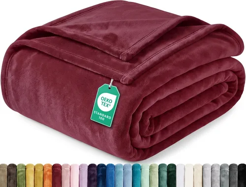Vista 42 de Utopia Bedding Manta de forro polar negro, tamaño individual, ligera, mullida, suave, antiestática de microfibra (60 x 80 pulgadas)