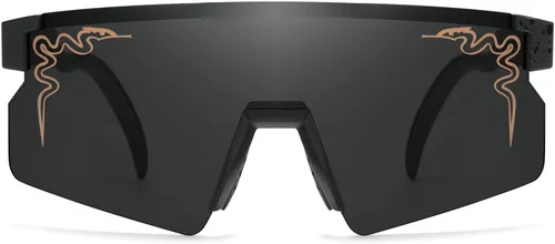 Vista 2 de Dos tamaños de gafas de sol para adultos y jóvenes, niños y niñas, UV400, para hombres y mujeres, para ciclismo, actividades al aire libre