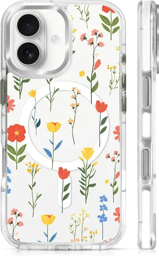 Vista 96 de Funda para iPhone 13 Pro, transparente con bonito patrón de tiburón azul, compatible con Magsafe funda protectora suave para mujeres y niñas (blanco)