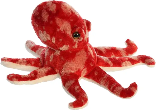Vista 10 de Aurora® Adorable Mini Flopsie™ Mei Mei™ Animal de peluche, facilidad juguetona, compañeros atemporales, color blanco, 8 pulgadas