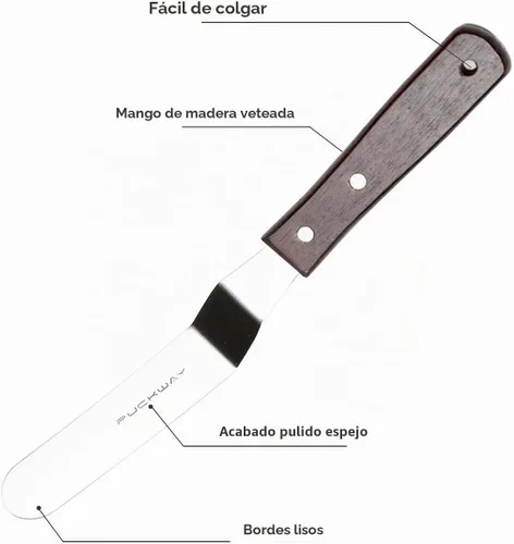 Vista 3 de Juego de 4 espátulas de glaseado para tartas, 4 "-6"-8"-10