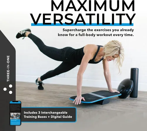 Vista 2 de Revbalance FIT 3 en 1 Sistema de entrenamiento de tabla de equilibrio de ejercicios