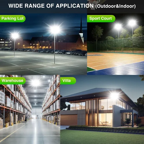 Vista 5 de STASUN - Luz de inundación LED para exteriores, 150 W, 15000 lúmenes, 6000 K, luz blanca IP66, impermeable, luz de estacionamiento comercial, 3