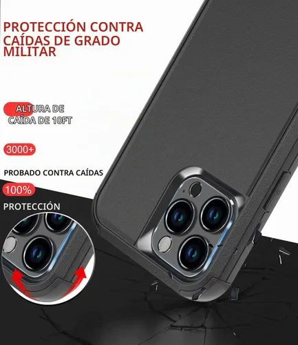 Vista 2 de Diverbox Funda para iPhone 13 Pro Max [a prueba de golpes] [a prueba de caídas]