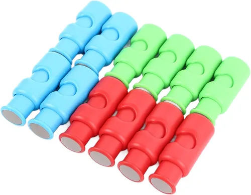Vista 6 de 12 clips para bolsa de pan, plástico ABS resistente, 3 colores, clips de cierre de bolsa de plástico fácil para el hogar, cocina, viajes, comedor