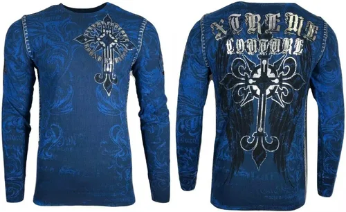 Vista 2 de Xtreme Couture by Affliction - Camisa térmica para hombre Hercules