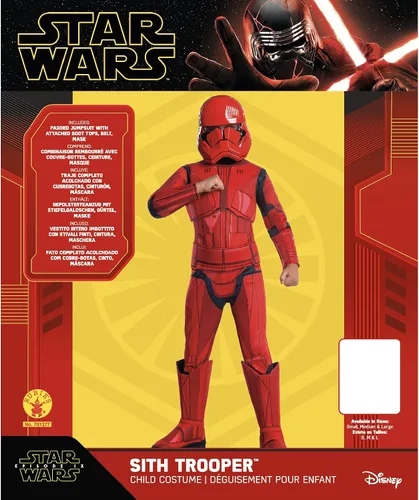 Vista 3 de Rubie's Disfraz infantil de Star Wars Rise of The Skywalker Deluxe Sith Trooper