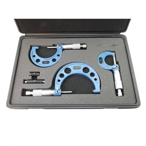 Vista 6 de Outside Micrometer, SET0-150MM, Resolution 0.01 mm, Set Set(1pc 0-1in 0.0001mm)