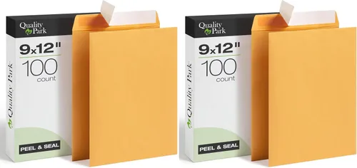 Vista 9 de Quality Park Sobres de catálogo de 9 x 12, paquete de 100 sobres de documentos con cierre autosellado, papel pesado de 28 libras, sobre autosellado