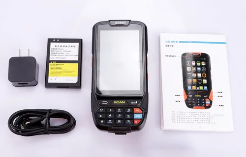 Vista 5 de Escáneres y terminales PDA portátiles Bluetooth, motor de escaneo de transmisión rápida, WiFi y BT, A-GPS, escáner de código de barras 1D Android